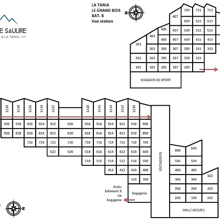2 Pieces Confortables, Skis Aux Pieds, 4 Personnes - Fr-1-182a-12 Куршевель